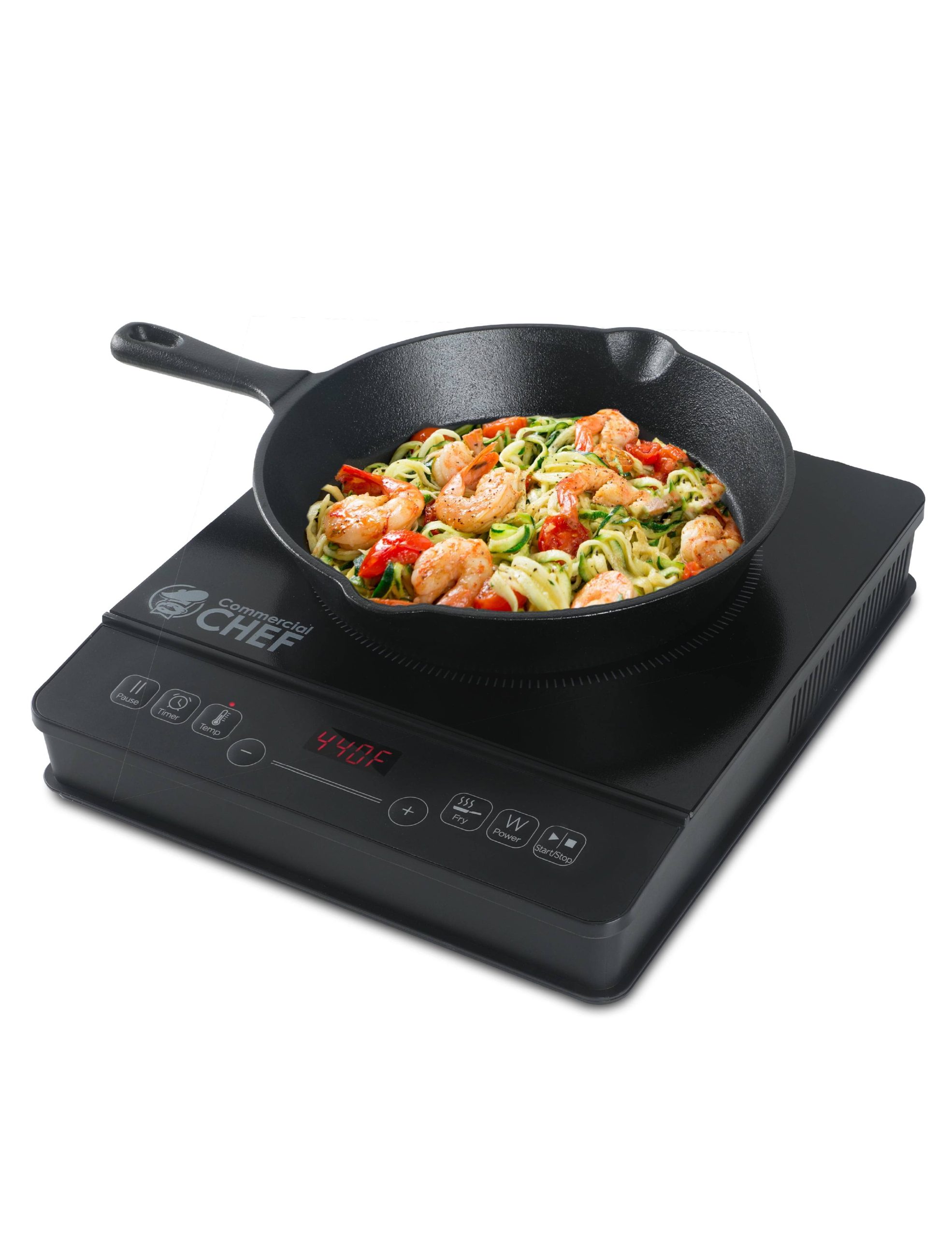 002f4d33b0f67513a3f16d719d6459d14517dc46728fb89be9b7826c161e046a.jpg Commercial Chef Induction Cooker ,Black - Image 1