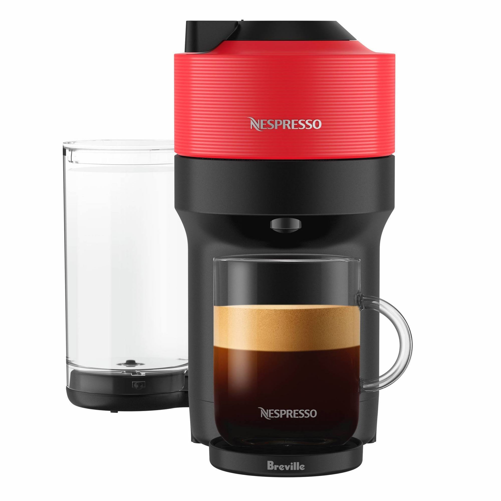 00365ce2b5deb908c496b40864adc7aff7e2fe0014d9adeaccb0fbb86acf6af8.jpg Nespresso Vertuo Pop+ Coffee Maker and Espresso Machine - Red - Image 1