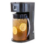 Homecraft HCIT3BS 3-Quart Black Stainless Steel Caf' Ice Iced Coffee and Tea Brewing System
