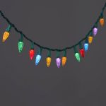 60ct LED C6 Faceted Christmas String Lights Multicolor with Green Wire - Wondershop