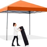 ABCCANOPY Stable Pop Up Outdoor Canopy Tent, Orange