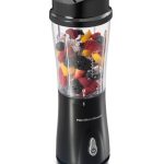 Hamilton Beach 14 oz Single Serve Blender with Travel Lid, Black