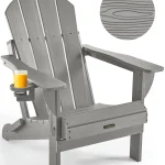 Ciokea Folding Adirondack Chair Wood Texture