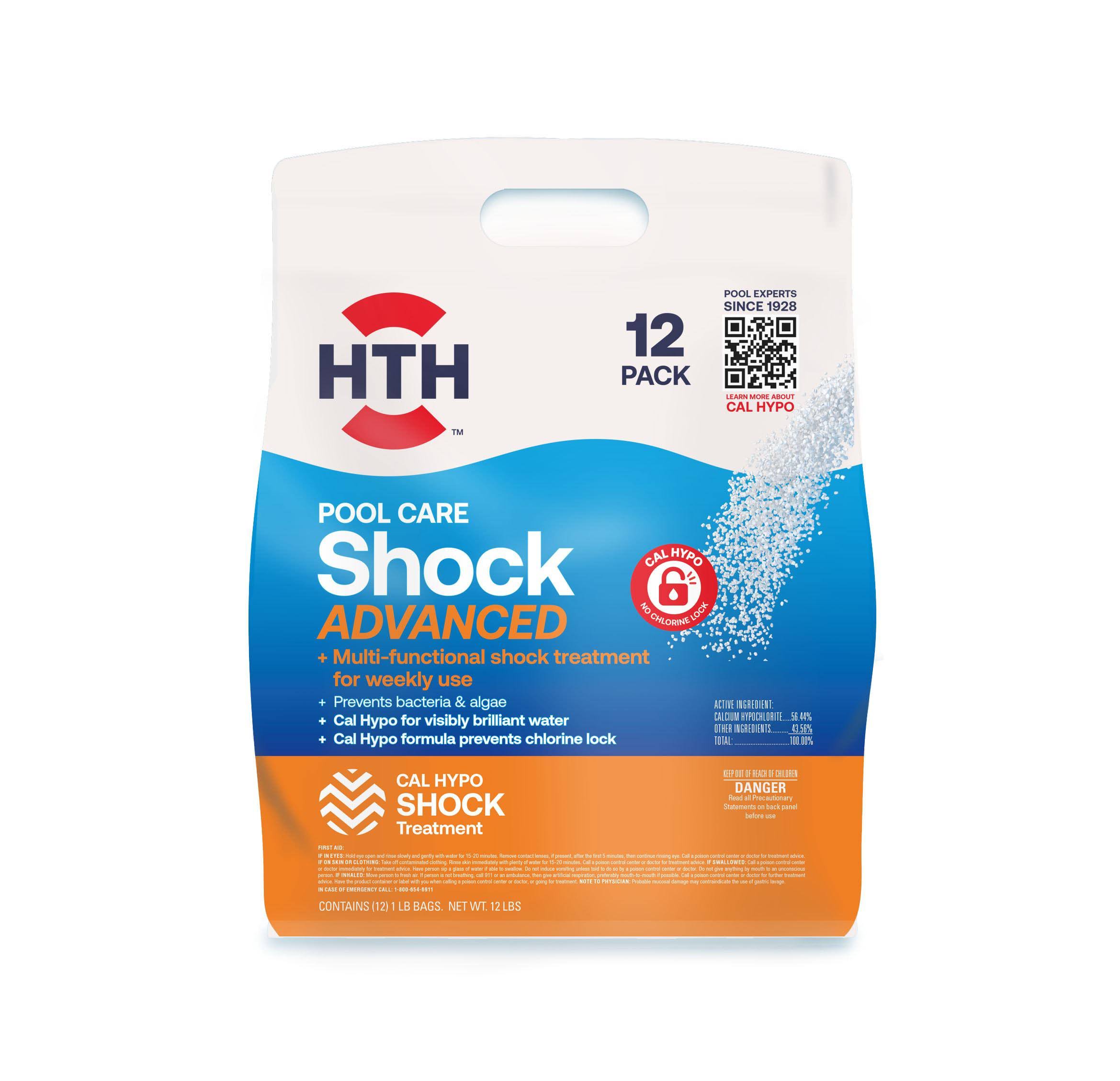 00b9867f7f4186fbf252e8d8e85c87fa93252ca92fc74f830dfdd98eb41e422a.jpg Hth 12-Pack 16 oz. Pool Shock - Image 1