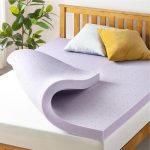 3 in. Twin Ventilated Memory Foam Mattress Topper with Lavender Infusi