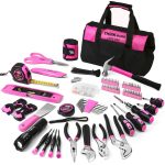 Pink Tool Set - 207 Piece Lady's Portable Home Repairing Tool Kit Made from THINKWORK TW6075