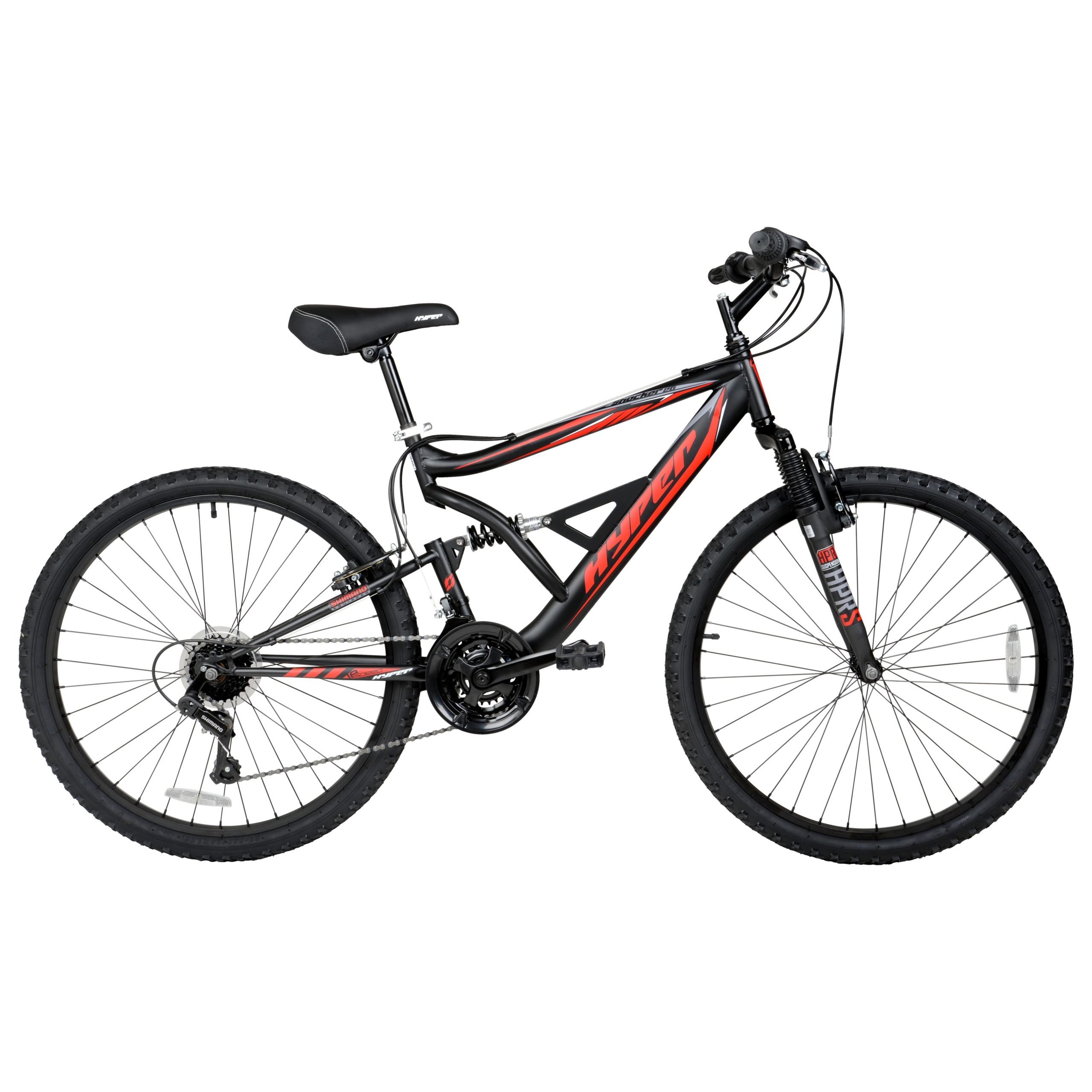 01340bf8dc6cc005a75e3e3566f9ec79e9b0a0b3dc33627ad3c75cabd750edc8.jpg Bicycle Men's 26 Shocker Mountain Bike. Black - Image 1
