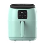 Dash Tasti-Crisp Digital Air Fryer with AirCrisp Technology, Custom Presets, Temperature Control, and Auto Shut Off Feature, 2.6 Quart - Aqua
