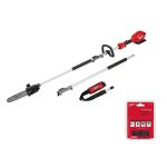 Milwaukee M18 Fuel 10 in. 18V Lithium-Ion Brushless Electric Cordless Pole Saw with Attachment Capability with 10 in. Saw Chain