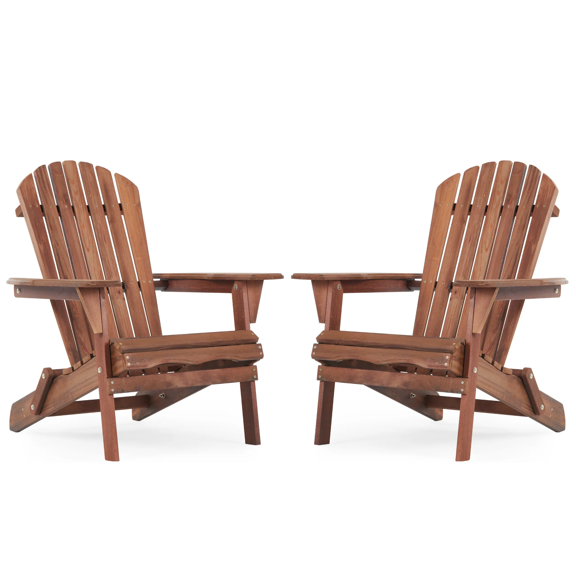 01cbbf15432c3674a15acce02a5c8abc7fc5da410e59669e6a602588d587e401.webp AECOJOY Wooden Outdoor Folding Adirondack Chair Set of 2 Wood Lounge Patio Chair for Garden, Lawn, Backyard, Deck, Pool Side, Fire Pit - Image 1