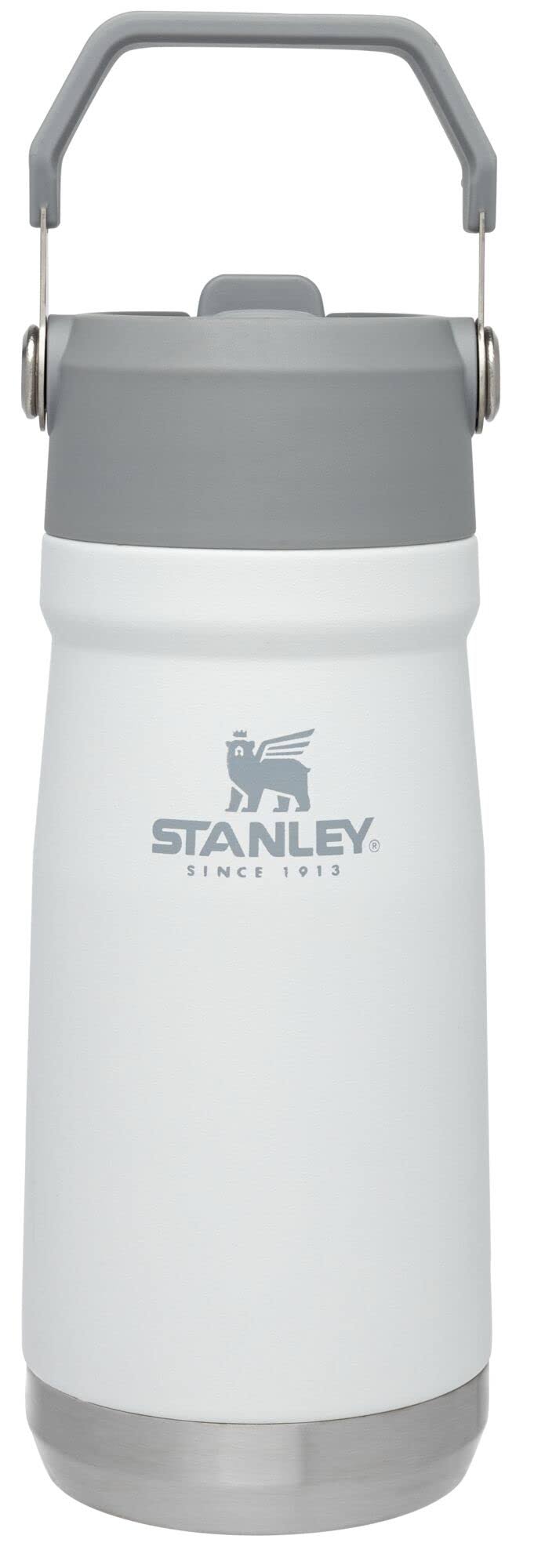 01cccfb858986cb1bc1ec3db0cbb19820247148317797dae507e61af854ba647.jpg Stanley The IceFlow Flip Straw Water Bottle 17 oz Polar - Image 1