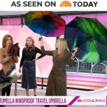 TUMELLA Strongest Windproof Travel Umbrella (Compact, Superior & Beautiful), Small Strong But Light Portable and Automatic Folding Rain Umbrella,