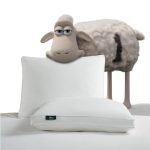 Serta White Goose Feather and Down Fiber Side Sleeper Pillow 2-Pack - Jumbo