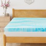 Mattress Topper, Full Size Gel Memory Foam Bed Topper,2 inch, for Pressure Relief for Back Pain, Blue