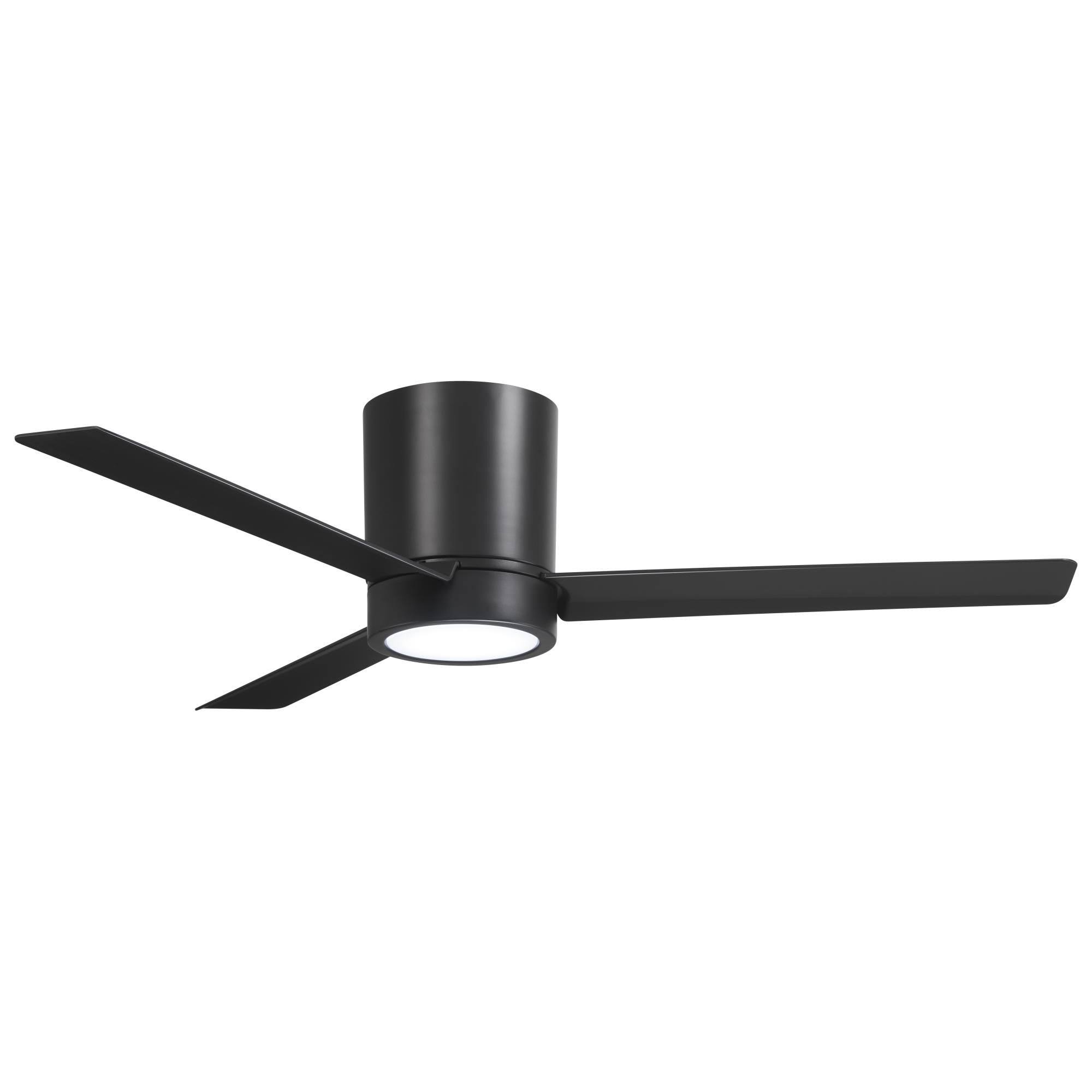 0220a1d34de6484fcb08d77ea2fd5f262ffe2f006ec8bf31fb548ca9a1a7b9e2.jpg Minka Aire - F644L-CL - 52" Ceiling Fan - Roto Flush - Coal - Image 1