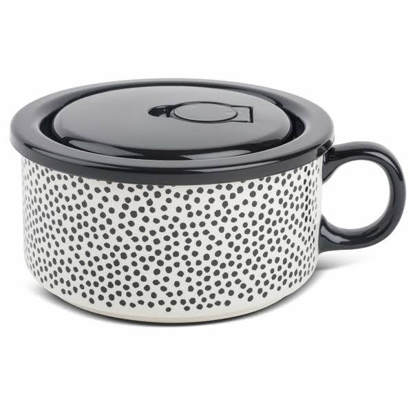 02a2aeee34789b27be789453d0b6e70ae59f1436631d885b2b24baac457d9d26.jpg Thyme & Table Stoneware 23oz Dot Soup Mug - Image 1