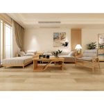 Dekorman Sample - Click Lock Luxury Vinyl Plank Color: Golden Oak