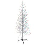 Celebrations Platinum LED Multi 5 ft. Twig Tree Pathway Decor