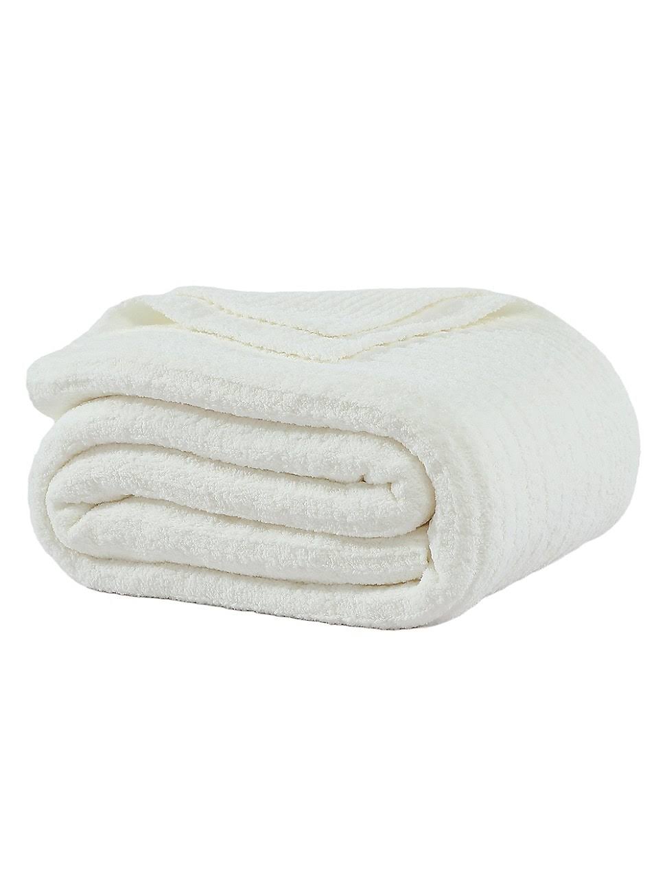 02d4b2a2d8b804bacc94ba8e416d0a79438651795175a09dd6173d774f05aad3.jpg Sunday Citizen Snug Ribbed Bed Blanket - Off White - Size Queen - Image 1