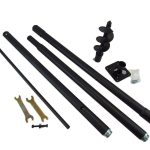 Squirrel Stopper Universal Mounting Pole Kit Great for Bird House Bird Feeder