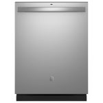 GE Top Control with Plastic Interior Dishwasher, Stainless Steel