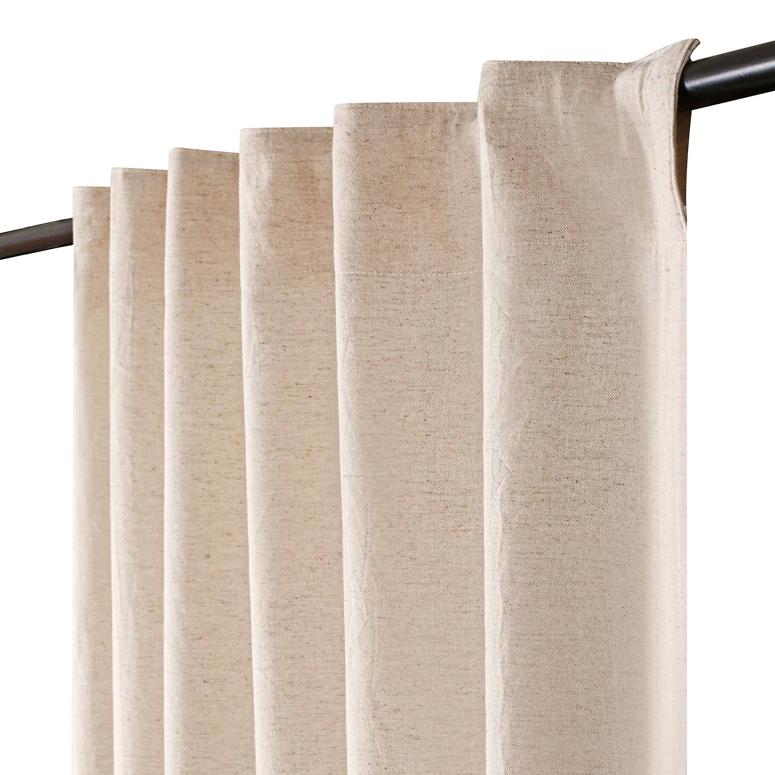 03562a2eb36ca29fc1e78a58b5fa1854128a8c3547881ef628d118b5f40a0749.jpg Window Panels Curtain in Cotton/Linen Fabric 50X96 Linen, Set of, Curtains - Image 1