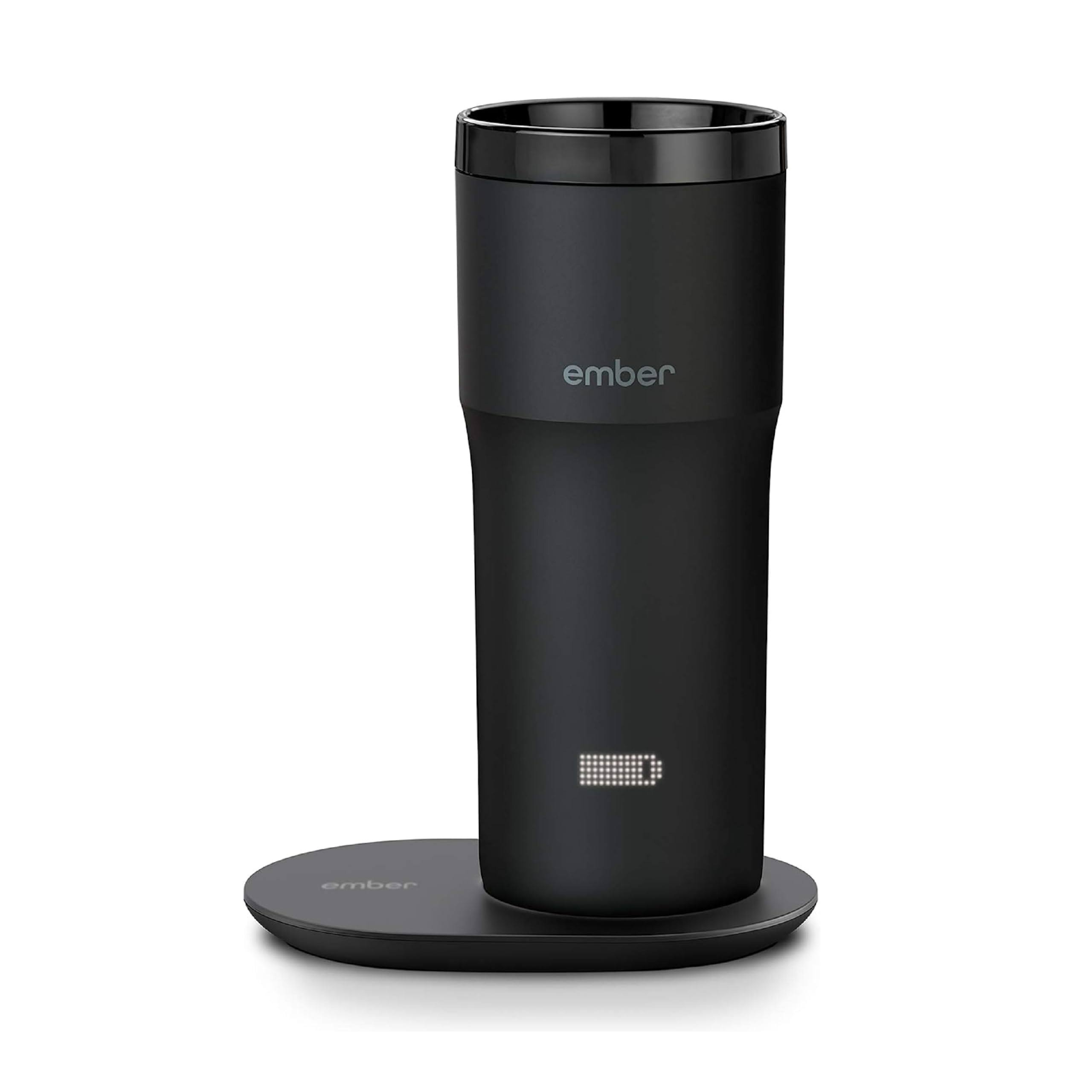 0367382c398542d88193e726599da50f3bcf4413fabf1e2be8734b5be6914278.jpg Ember - Travel Mug 2+, 12 oz, Temperature Control Smart Travel Mug - Black - Image 1