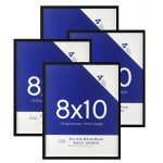 Basics Multipurpose Wall Frames by Studio Decor 4-Pack, 8" x 10" in Black | Michaels