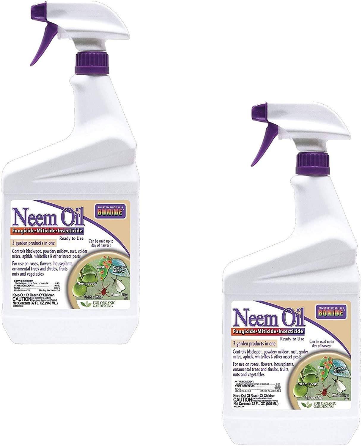 Bonide Products (#022) Neem Oil Spray RTU, 32 oz - Pack of 2
