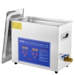 VEVOR Commercial Ultrasonic Cleaner 6L Professional Ultrasonic Cleaner 40kHz with Digital Timer&Heater 110V Excellent Cleaning Machine for Watch