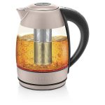 Chefman Migration 1.8-Liter Digital Glass Electric Kettle Rose