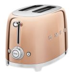 Smeg 2 Slice Retro Toaster (Rose Gold)
