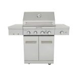 KitchenAid 4 - Burner Free Standing Liquid Propane 68000 BTU Gas Grill with Cabinet