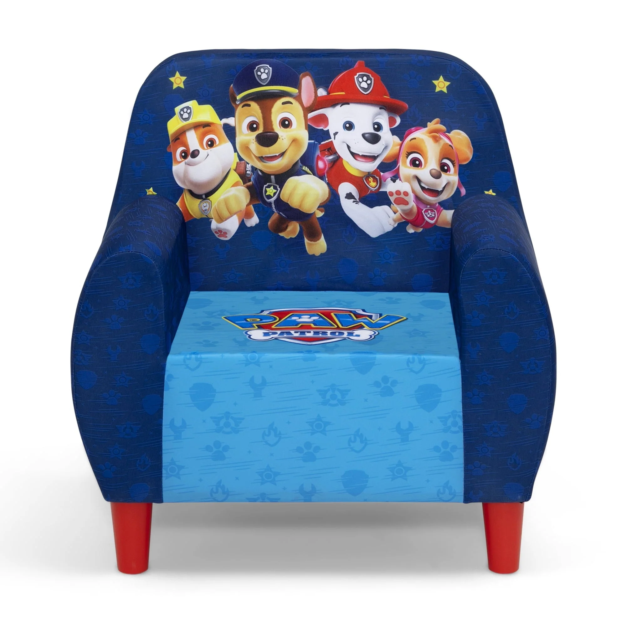 040154a465b475c211084698412938adf637f6aa693fd73ee74bbd32aa1bfa2a.webp PAW Patrol Foam Chair by Delta Children, Blue - Image 1