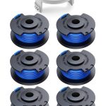 YWTESCH Trimmer String for Ryobi One+,Line String Trimmer Replacement Spool(AC14RL3A) and Cap(AC14HCA ),11 ft 0.065-Inch Compatible with Ryobi 18v,24v RB6