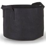 247Garden 25-Gallon Fabric Pot / Cloth Grow Bag / Garden Planter (Black) for Flowers and Trees