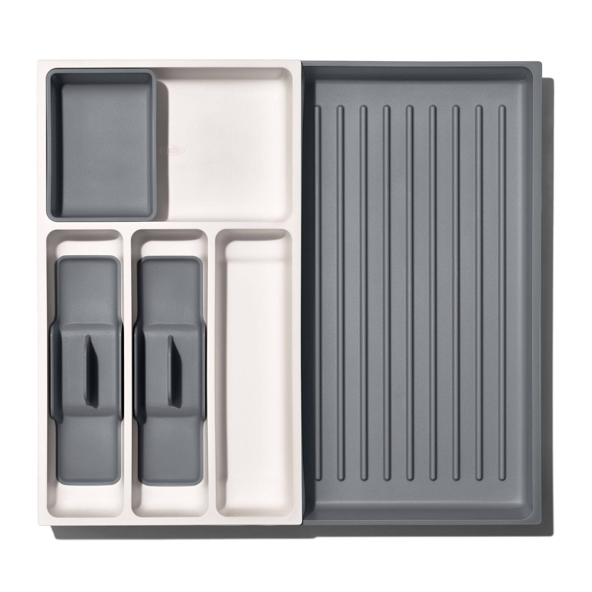 04b0c73e966b14c8e7f2ed787e0ddd87ac6f45b1df4c26994c8a9589b38e80ad.jpg OXO Expandable Utensil Drawer Organizer - Image 1