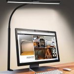 ACNCTOP Desk Lamp for Office Home - Eye-Caring Architect Task Lamp 25 Lighting Modes Adjustable LED Desk Lamp Flexible Goosen