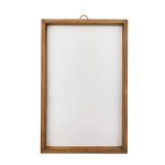 Make Market White Plaque with Brown Frame - 17 x 25 in