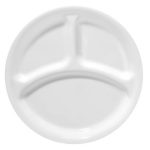 Corelle Livingware Winter Frost White 10-1/4" Divided Dinner Plate, 1 Pack