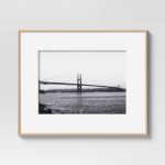 11" x 14" Matted Narrow Rounded Gallery Frame Mid-tone Natural - Project 62