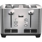 Bella - Pro Series 4-Slice Wide-Slot Toaster - Stainless Steel