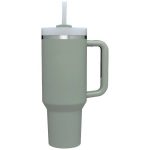 Reusable Vacuum Quencher Tumbler with Straw, Leak Resistant Lid, Insulated Cup, Soft Matte, Maintains Heat Cold, Heat, and Ice for Hours, Size: One