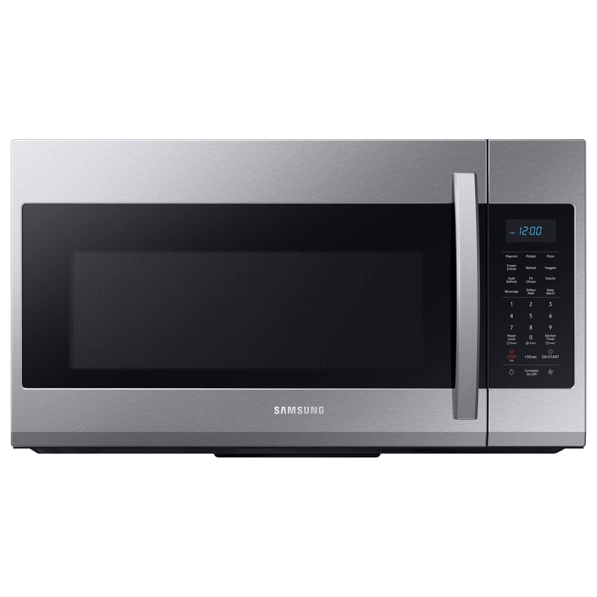 055b69365838b10150af579a90c32528814c76fddcbe023daadebe0c606bcb69.jpg Samsung 1000W Built-In Microwave Hood Combo - 1.9 cu ft - Stainless Steel - Image 1