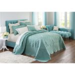 Amelia Bedspread by BrylaneHome in Seaglass (Size Twin)