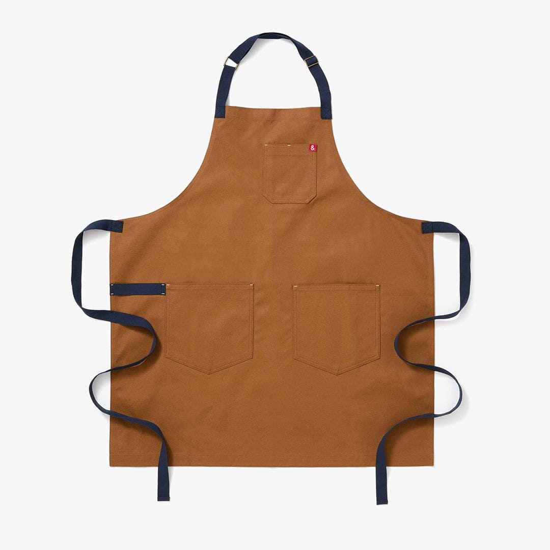 0572493326023fd870c1bf3eec732f1f655721d79ed65e3a97fe25b3821c611a.jpg Hedley & Bennett Professional Chef Apron with Pockets & Adjustable Bib - for Cooking & Grilling, 12oz 100% Cotton Canvas, Midnight Blue - Image 1