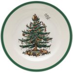 Spode Christmas Tree Salad Plates, Set of 4
