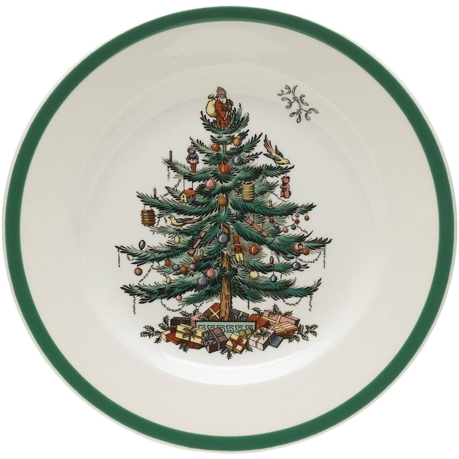 057b90d82165416416753cb1cb35c71ea02afe748bc6fa501afccc0c18d39592.jpg Spode Christmas Tree Salad Plates, Set of 4 - Image 1
