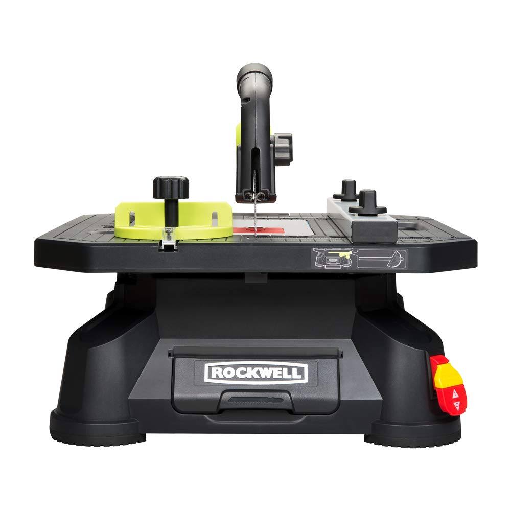 0587f1537a602df08ef416fcf2951a410b0f88d7298bdf78c05c206d38aae7b8.jpg Rockwell BladeRunner X2 Portable Tabletop Saw with Steel Rip Fence, Miter Gauge - Image 1