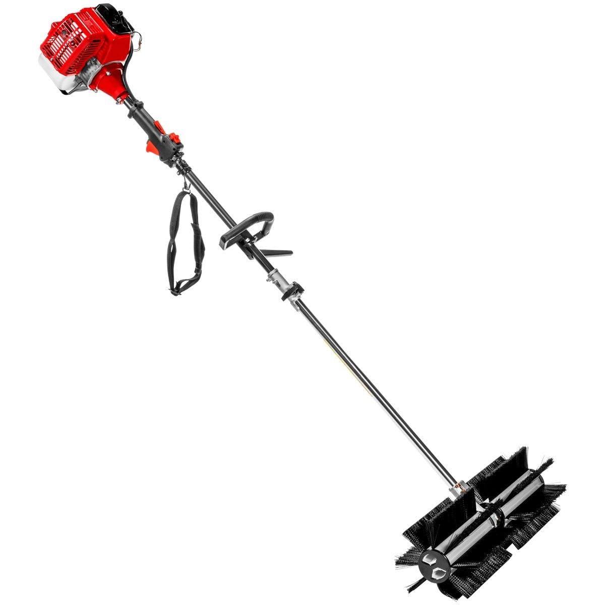 05a073627840013a13f947c0068639cd9da69836082e1c0c36b7a8f88b7bf735.jpg Xtremepowerus 43 CC 24 in. Portable Gas Power Brush Snow Sweeper - Image 1